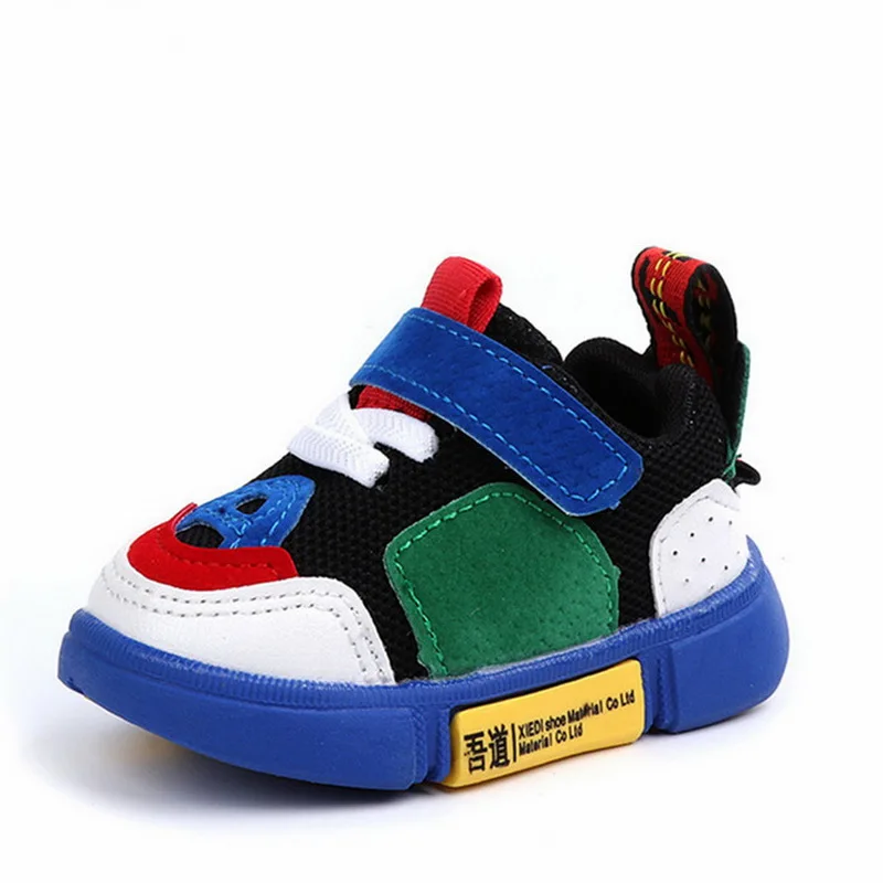 Новинка 2019 года спортивная детская обувь мягкие Нескользящие Детские кроссовки