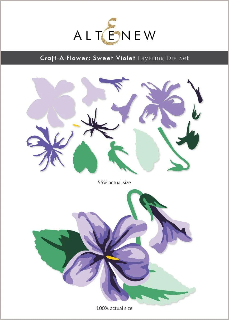 

Sweet Violet New Metal Cutting Dies Scrapbook Diary Decoration Stencil Embossing Template Diy Greeting Card Handmade Hot Selling