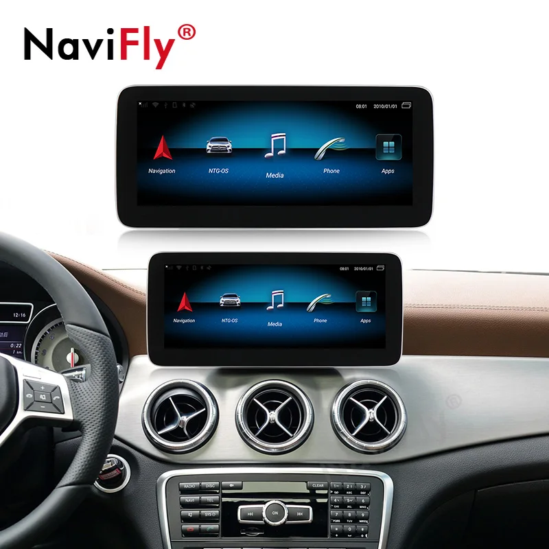 Android 9,0 автомобильный радиоприемник с навигацией GPS плеер для Mercedes benz класс W176/CLA класс W117/GLA X156 NTG 4,5 с HD ips экраном