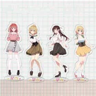 Фигурка аниме Девушка напрокат, акриловая модель на подставке, каваи чизуру, Суми, рука, мима, фигурки, украшения, сделай сам, стоячий знак