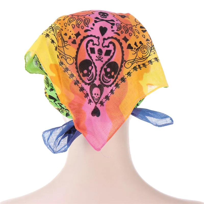 

Women Printed Hat Cotton Wide Brim Turban Sunhat Square Head Scarf Towel Baseball Cap Casual Fashion Visor Turban Hat Adjustable