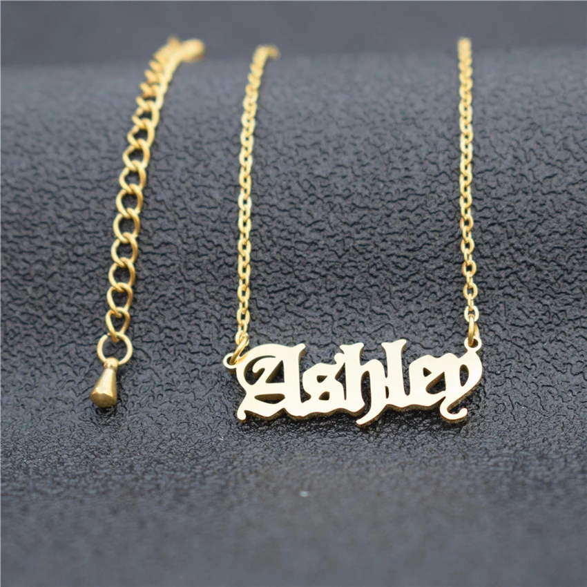 Уникальное ювелирное изделие ожерелье с именем для женщин подарок уникальная