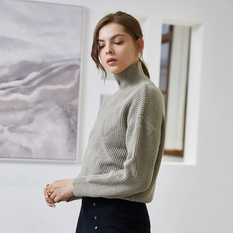 

Autumn ladies sweater 2020 Korean version of cashmere sweater knitted ladies slim warm Dongdaemun sweater women