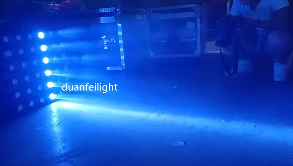 Светодиодный светильник с дорожным чехлом 8 встроенных программ Цветной RGB 36x5 Вт