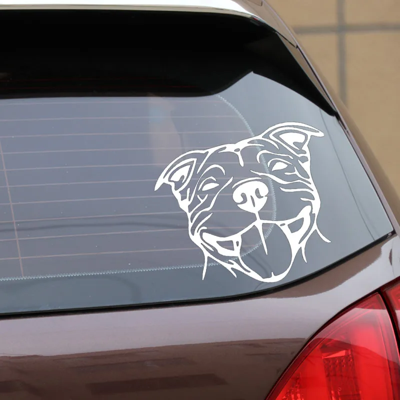 

Car Sticker Bulldog PVC Decals Car Sticker Windows 16cm*13.5cm