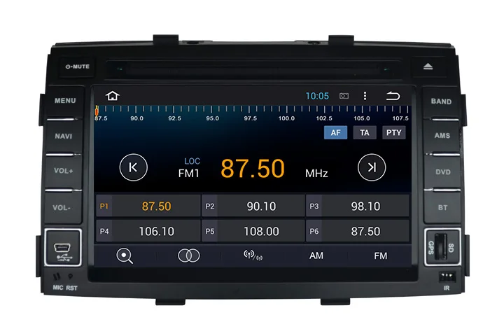 RK3188 4 ядра 1024*600 Android 5.1.1 автомобильный DVD gps для Kia Sorento 2009 2010 2011 2012 автомобильная