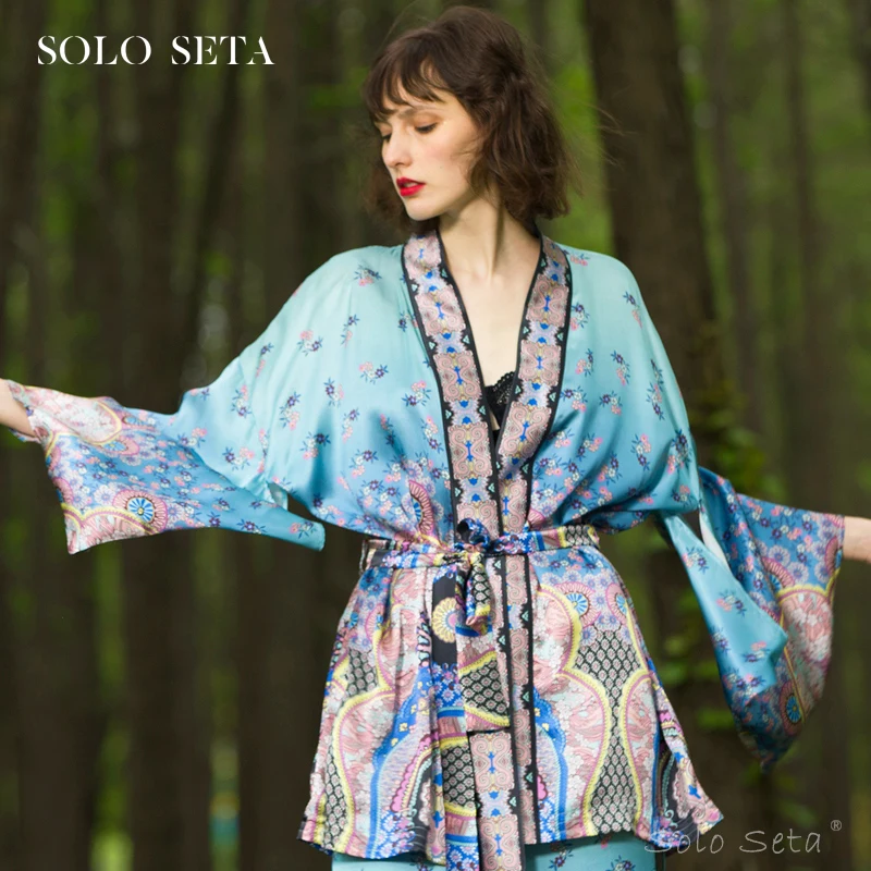 

★nightgown women's long sleeve pajamas can be worn outside the wedding morning gown tie Japanese Hefeng home clothes