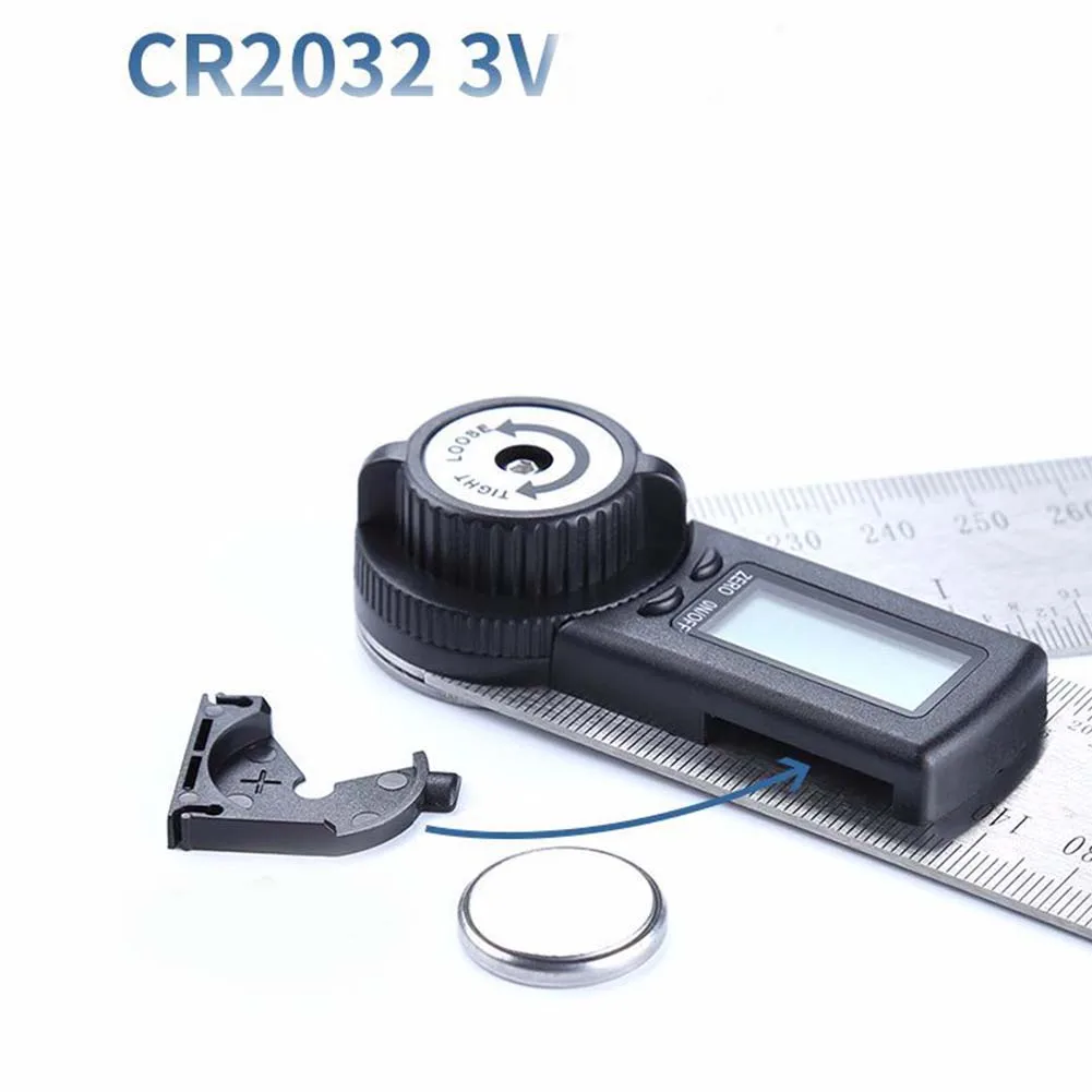 Многофункциональный электронный транспортир цифровой ЖК-дисплей 0-200 мм для