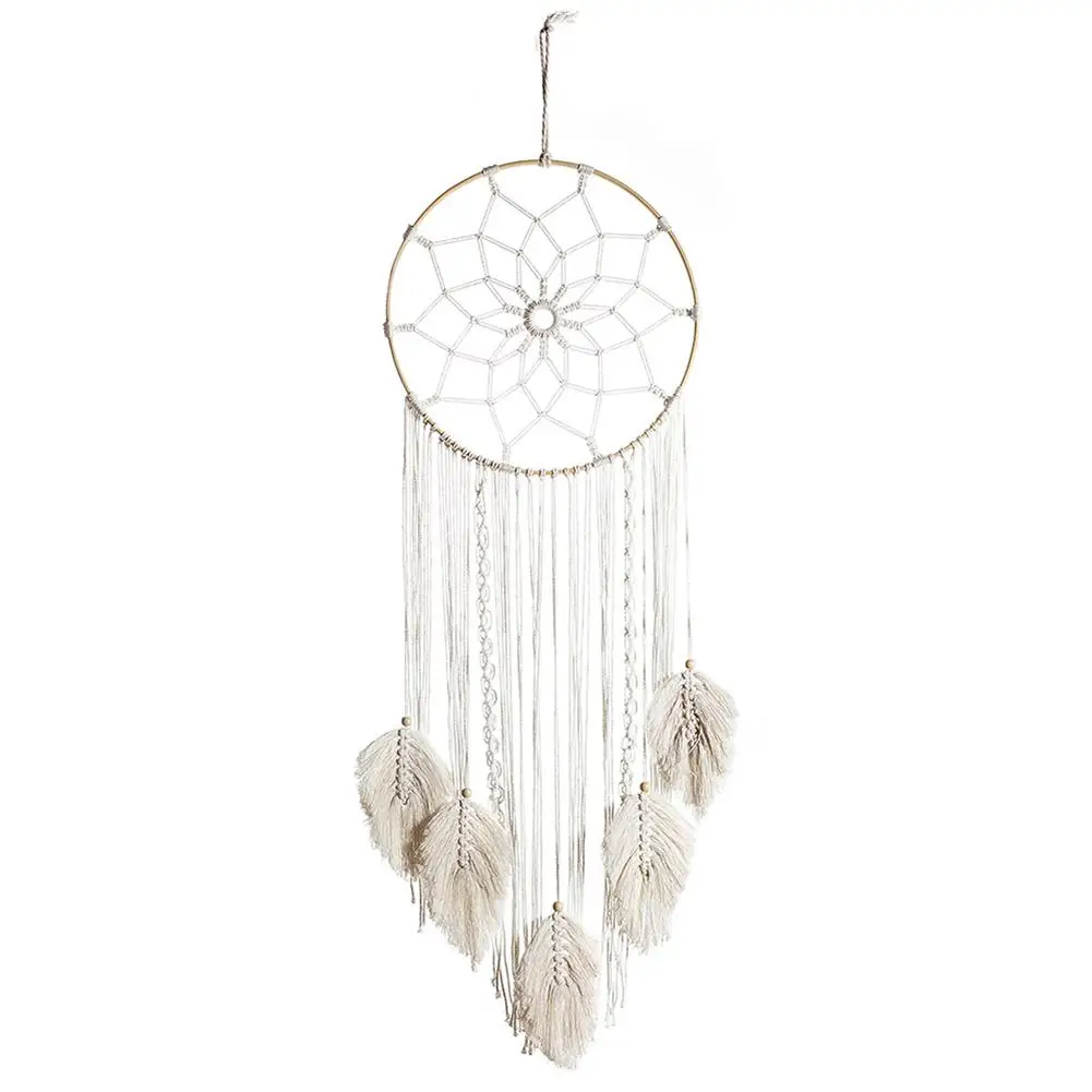 Bohemian Dream Catcher Tapestry Hand-woven Soft Wall Hanging Tassel Macrame Pendant Home Bedroom Decoration Dreamcatcher | Дом и сад