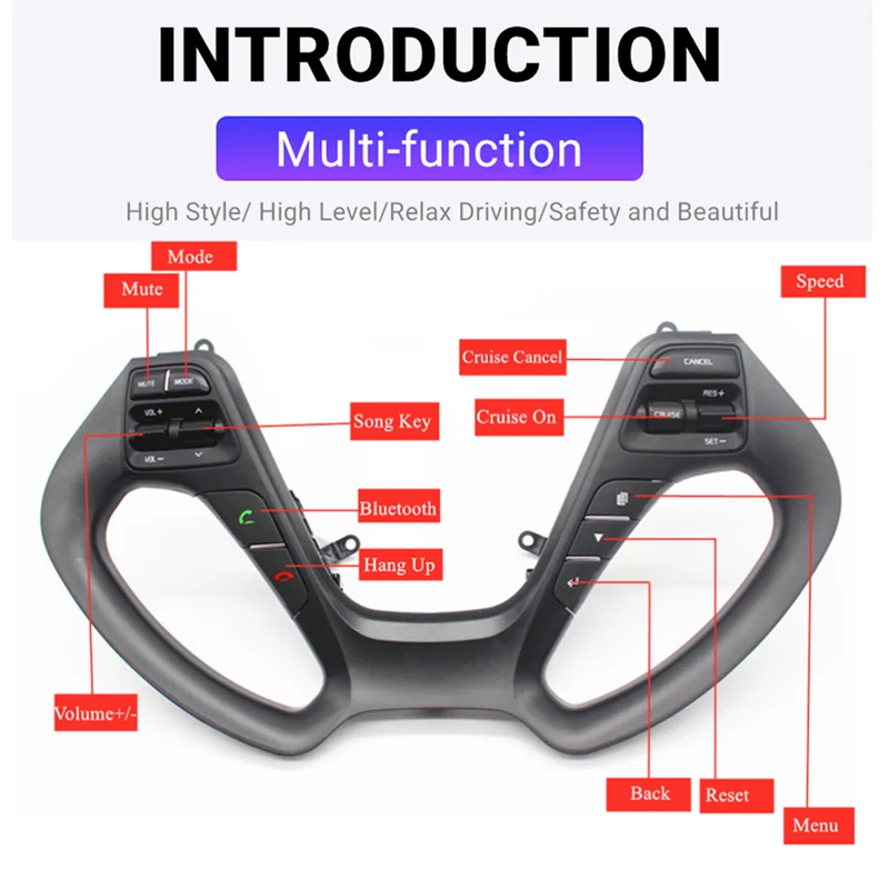 Кнопка рулевого колеса для KIA CERATO K3 2016 2017 с регулировкой громкости звука музыки