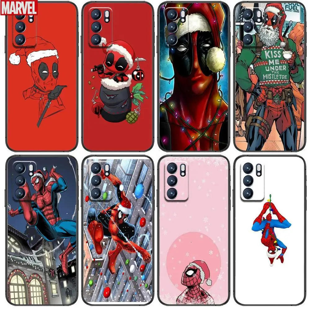 

SpiderMan Christmas For Realme C3 Case Soft Silicon Back cover OPPO Realme C3 RMX2020 Coque Capa Funda find x3 pro C21 8 Pro a91