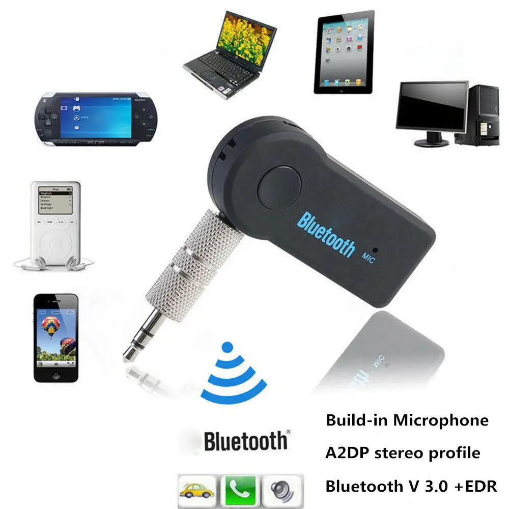 Стерео 3,5 Blutooth беспроводной для автомобиля Музыка Аудио Bluetooth приемник адаптер Aux 3,5 мм A2dp для наушников ресивер