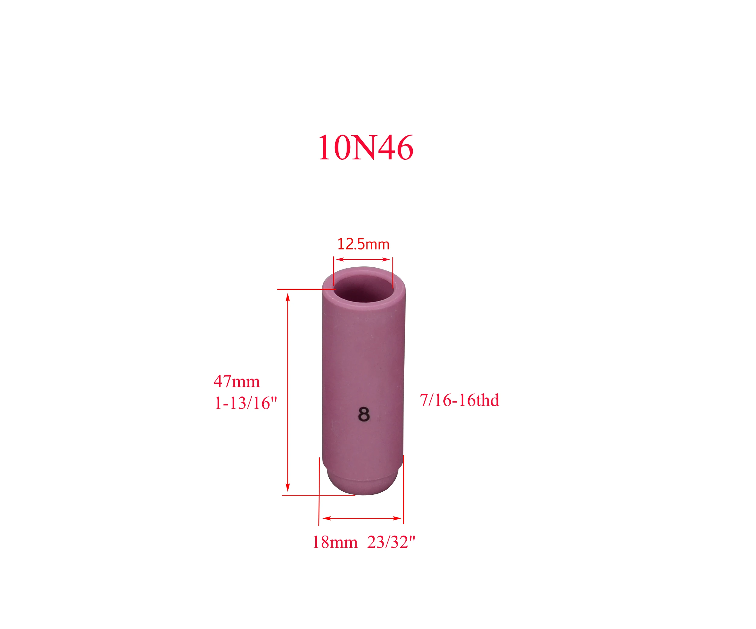 Алюминиевые сопла TIG 10N46 10N47 10N48 10N49 10N50 подходят для сварофонарь DB PTA SR WP 17 18 26 10 шт. |