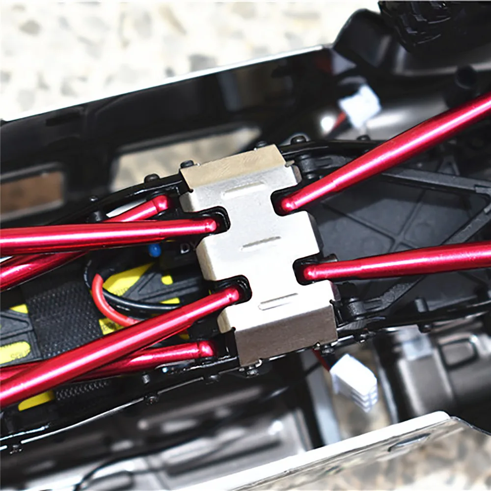 

Protective Guard Chassis Armor Medium Wave Box Bottom baffle for 1/24 Axial SCX24 Wrangler 4WD RC Car Accessories