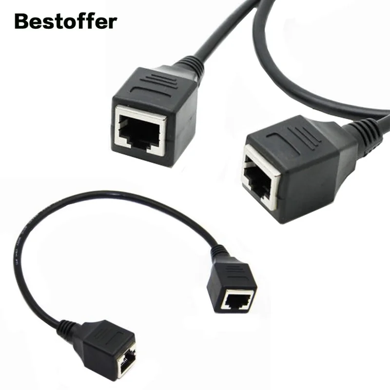 0 3 м RJ45 гнездо к гнезду винт Панель Крепление Ethernet LAN Сетевой удлинитель Кабель |
