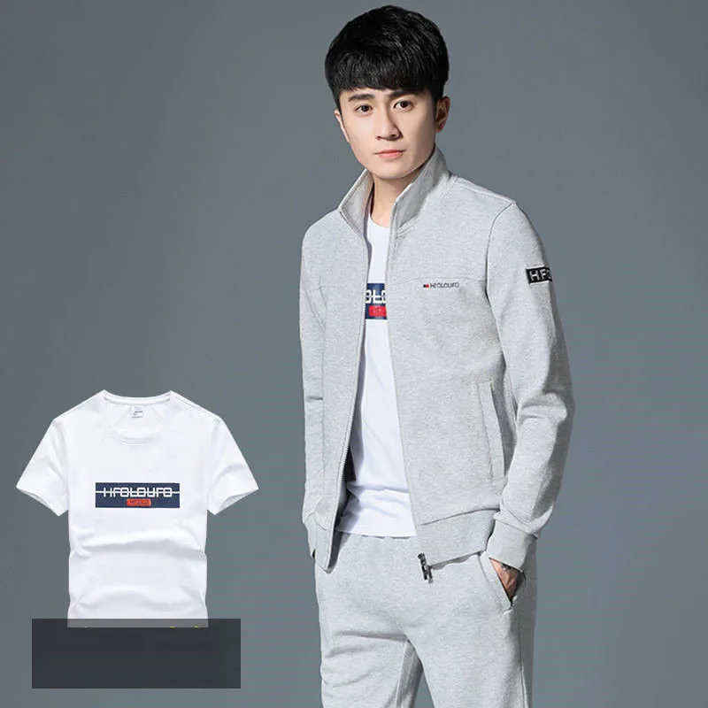 Осень 2019 новый спортивный костюм мужской гигиенический гардероб для отдыха