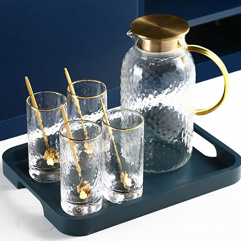 

Бытовой стеклянный чайник Северной Европы, устойчивый к высоким температурам, дизайнерская Съемная чайная полка, чайный набор