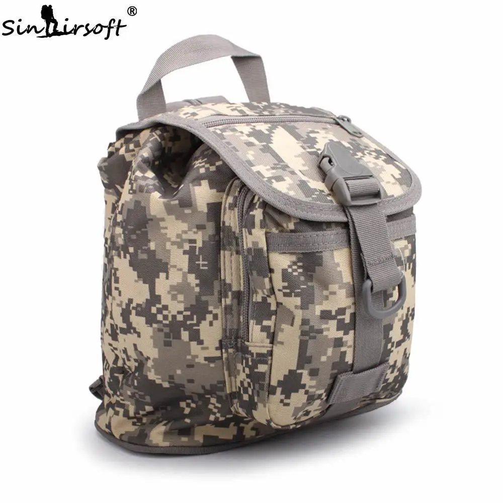 SINAIRSOFT нейлоновый унисекс рюкзак на молнии Molle рюкзаки для путешествий водонепроницаемые ветрозащитные камуфляжные маленькие сумки LY0029