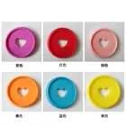 Переплетные кольца в форме сердца, разноцветные, 35 мм, 30 шт.