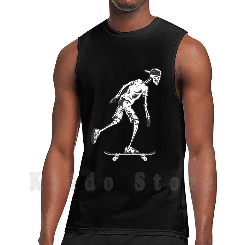 

Rad In Peace майки жилет без рукавов Череп Скейтборд призрак черепа скелета Скейтбординг мертвые смерти