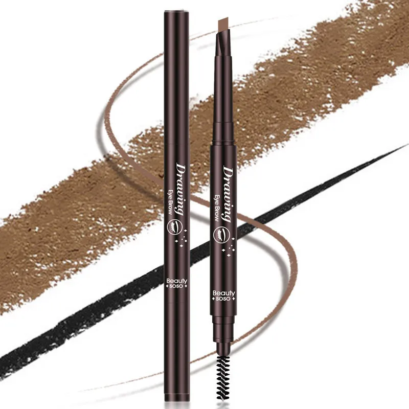

Eyebrow Beauty Automatically Rotate Eyebrow Pencil Waterproof Easy To Color Double-end Eyebrow Pen Eyebrow Pencil#