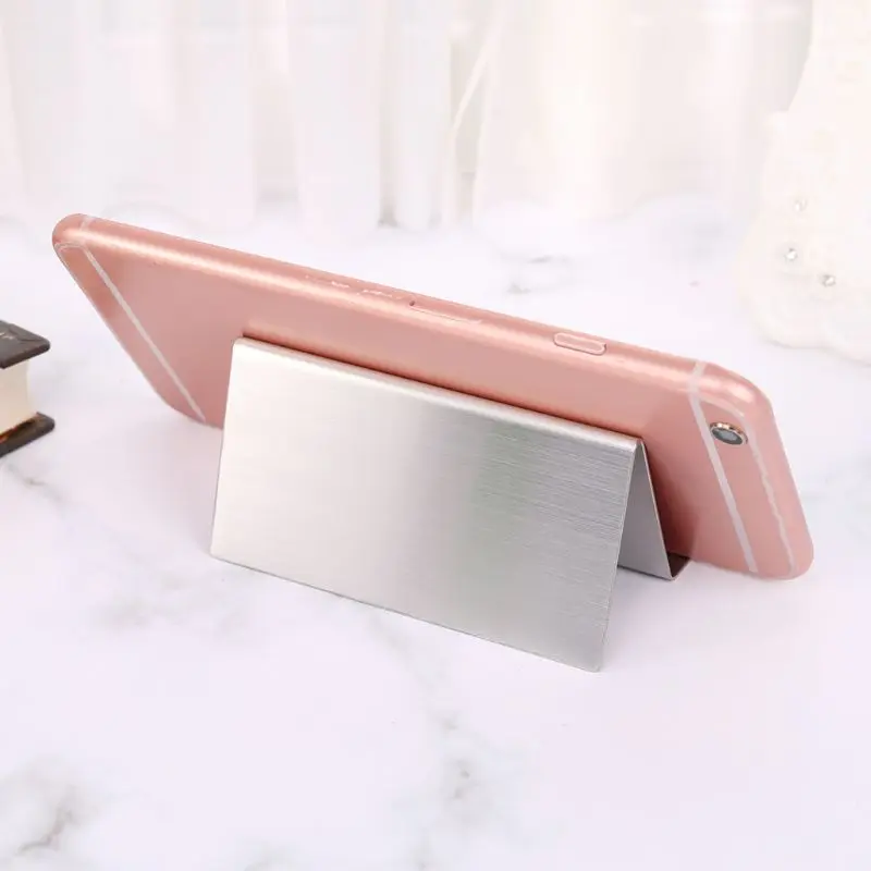 

Stainless Steel Business Name Card Holder Display Stand Rack Desktop Table Organizer 3 Colors