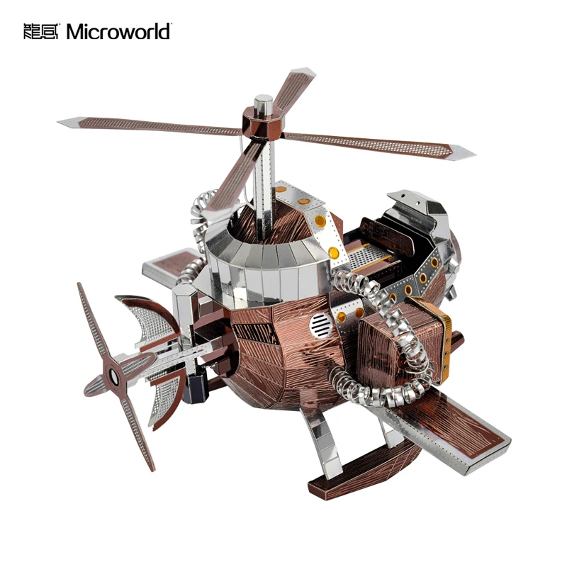 Microworld 3D металлическая головоломка для спасательных работ модель самолета наборы