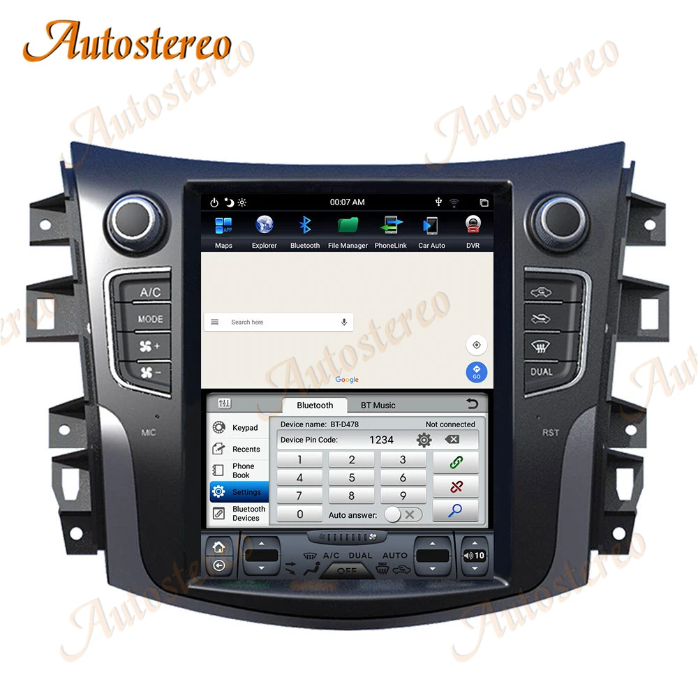 Tesla Style Android 9.0 4+64 Car GPS Navigation Carplay For NISSAN NP300 HeadUnit Auto Radio Multimedia Player Tape Recorder DSP |