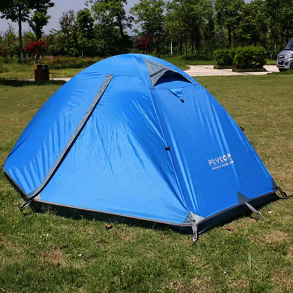 

Двухслойная семейная палатка для путешествий, 1 человек, защита от снега, защита от шторма, палатки для кемпинга на открытом воздухе