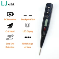 electric indicator voltage meter tester pen digital voltmeter 12v 220v socket wall acdc power outlet detector sensor tester pen