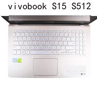 tpu clear keyboard cover for asus vivobook s15 s512 s530ua s530u with f512 x509 15 6 inch laptop keyboards protector covers new