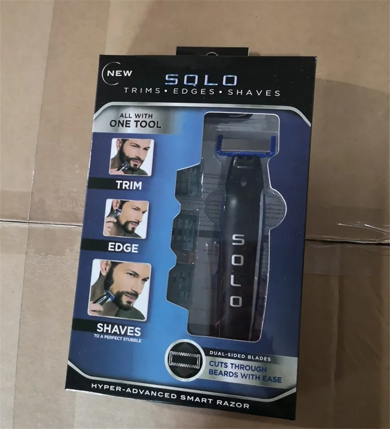 SOLO сменная бритвенная головка аксессуары usb зарядка электрическая бритва борода