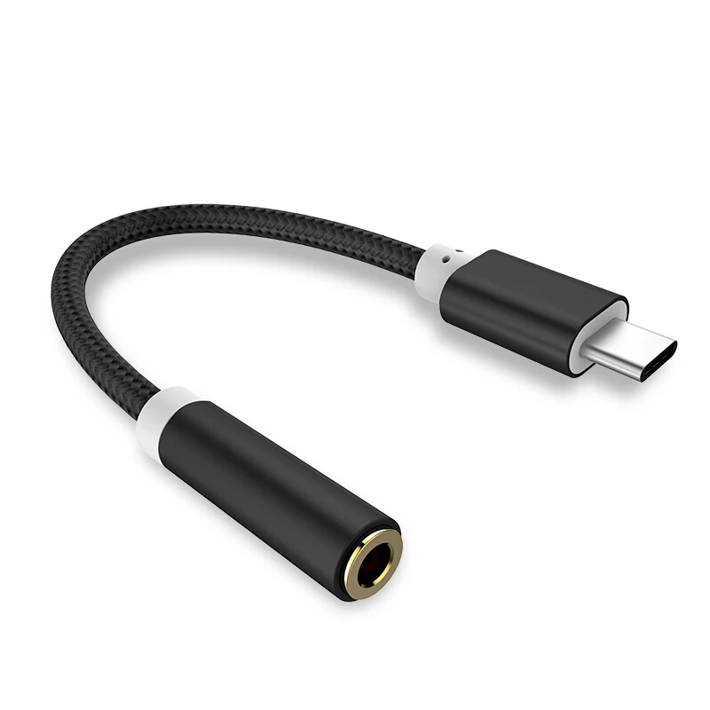 

1pc USB Type C To 3.5mm Earphone Adapter AUX Audio Cable Adapter For Letv 2 Xiaomi LG Nexus Nokia For Huawei P20 USBC Adapter