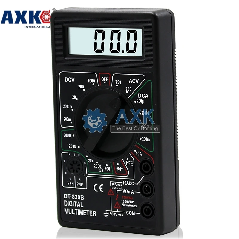 ЖК цифровой мультиметр AC DC 750 1000 в Вольтметр Амперметр Ом тестер метр Цифровой LT