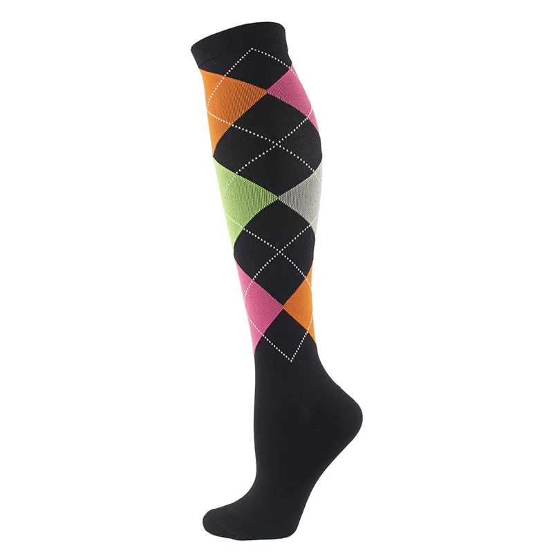 

Sports Compression Socks Multicolor Compression Socks Fun Pattern Halloween Balloon Point Leg Pressure Running Riding