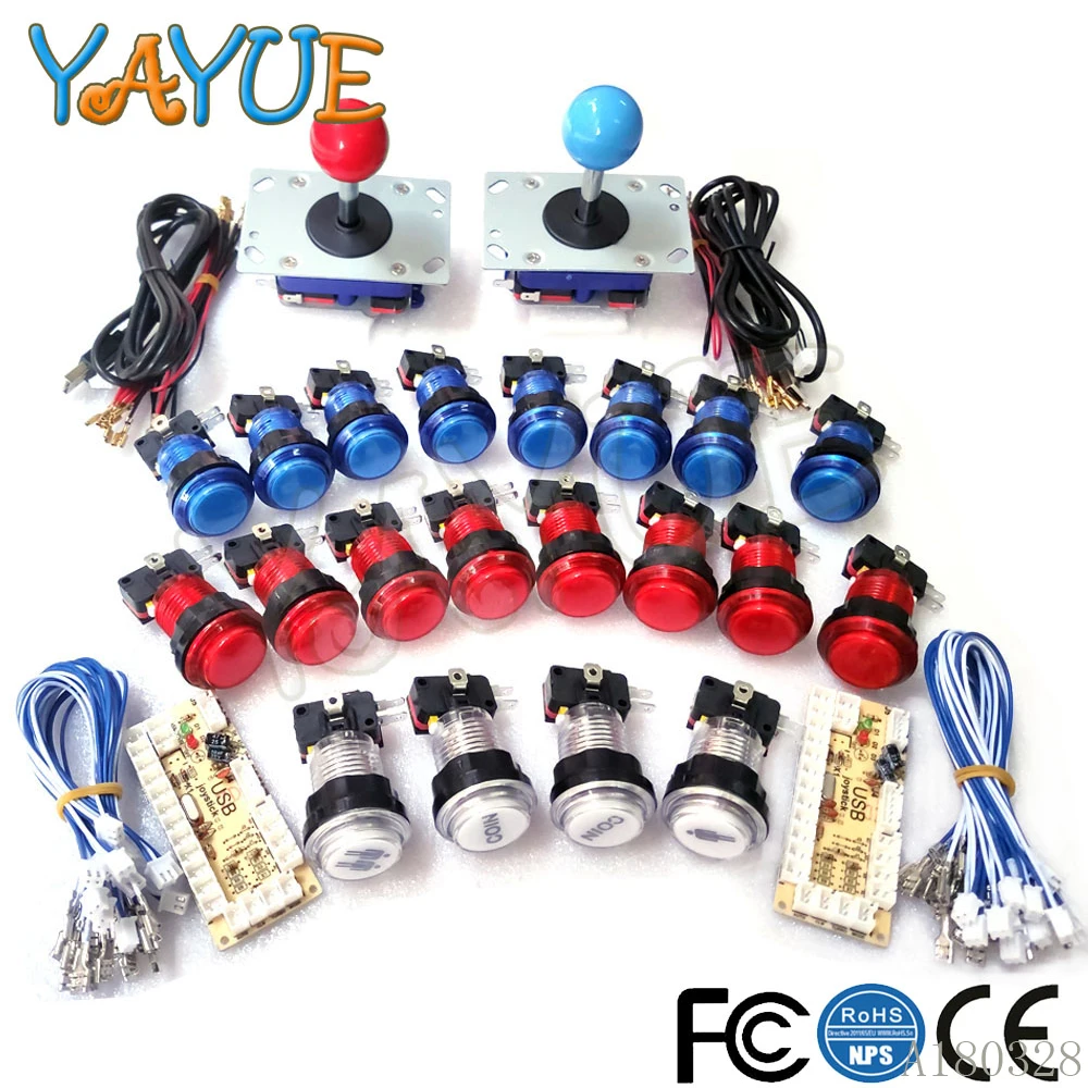 Аркадный комплект с нулевой задержкой сделай сам светодиодный Ной аркадной