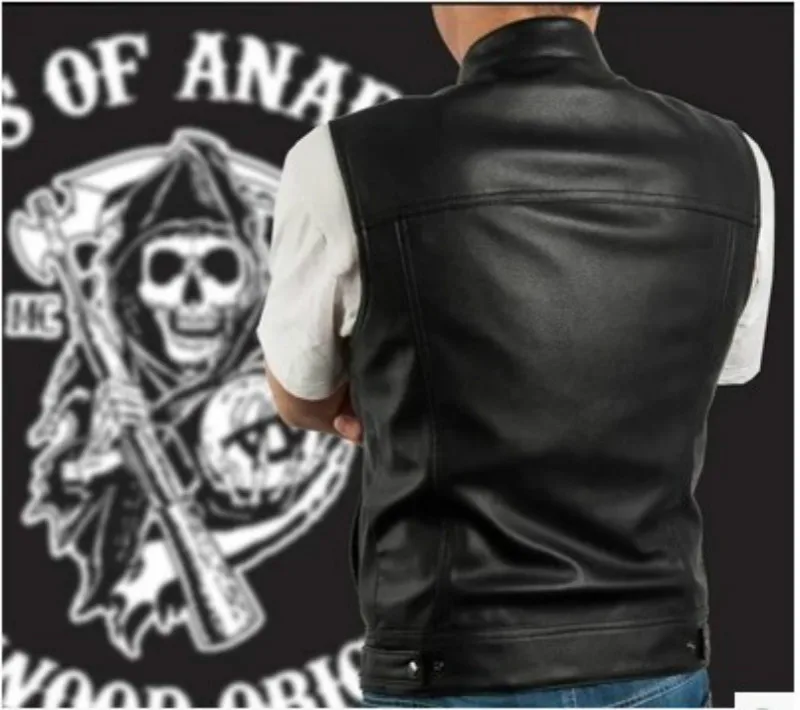 Sons of Anarchy майя. MC Motorcycle Club жилет высшего качества с вышивкой черного цвета, кожаный жилет для девочек черного цвета в стиле панк пальто костюм для Косплей