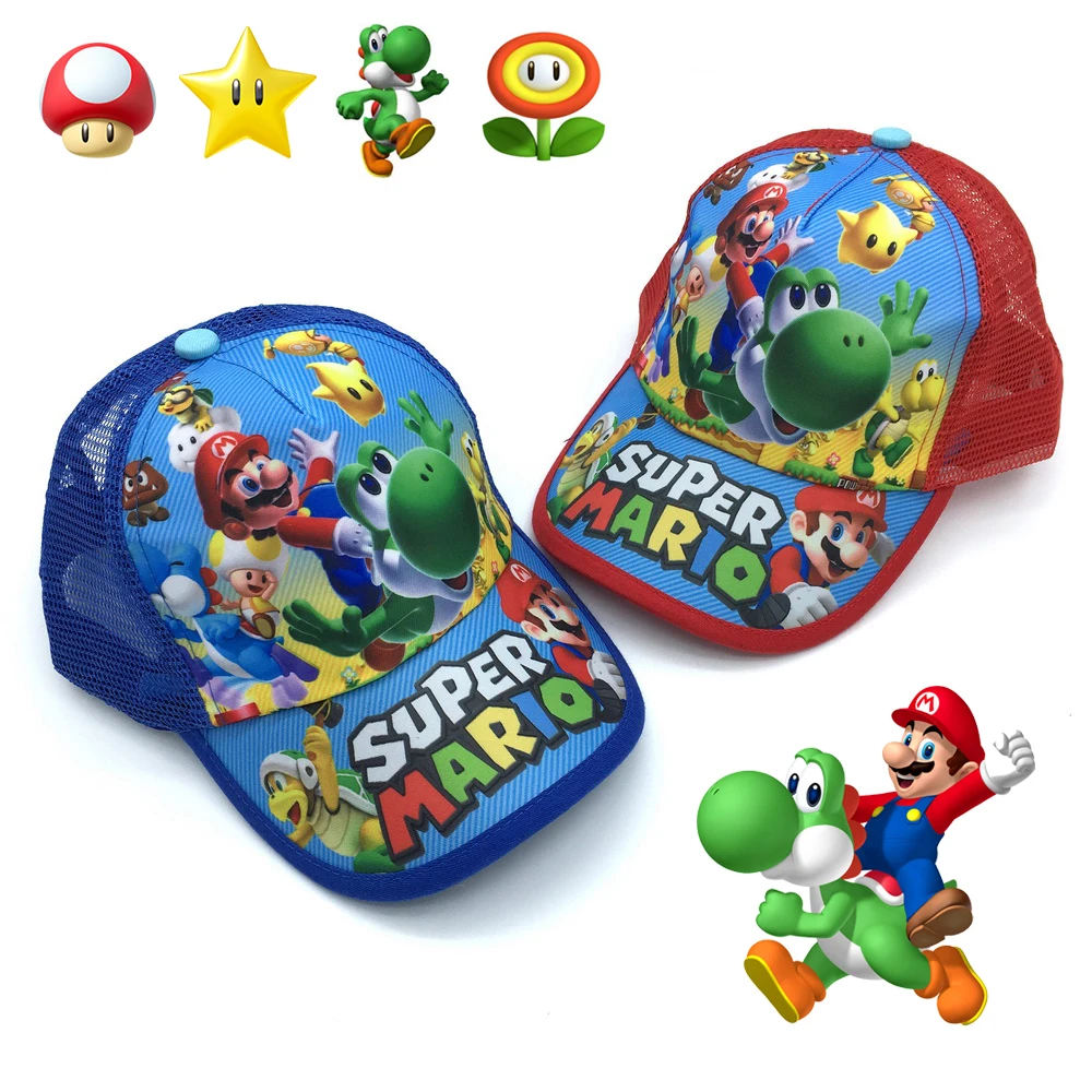 Милый водопроводчик Марио Детская Повседневная летняя шляпа от солнца