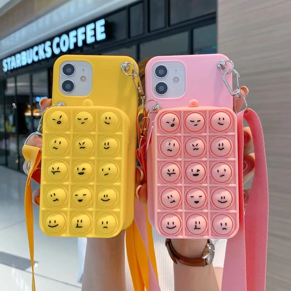 Чехол-Кошелек с 3D астронавтом для монет чехол телефона iPhone 13 Pro Max 12 12Pro 11 7 8 Plus 6 6S X XR