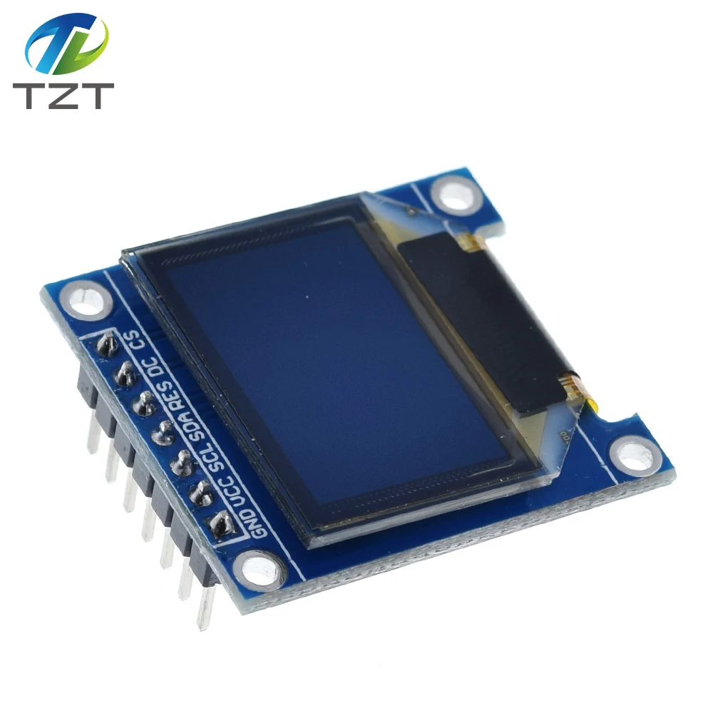 Полноцветный OLED дисплей TZT 0 95 дюйма с разрешением 96x64 SPI параллельным интерфейсом