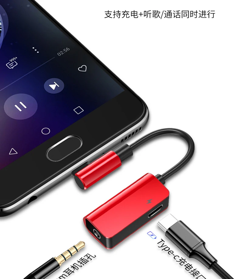 Type c до 3,5 мм разъем Aux адаптер для наушников для Xiaomi Mi 9 huawei P20 Lite mate 10 Pro samsung usb type c до 3,5 мм dac