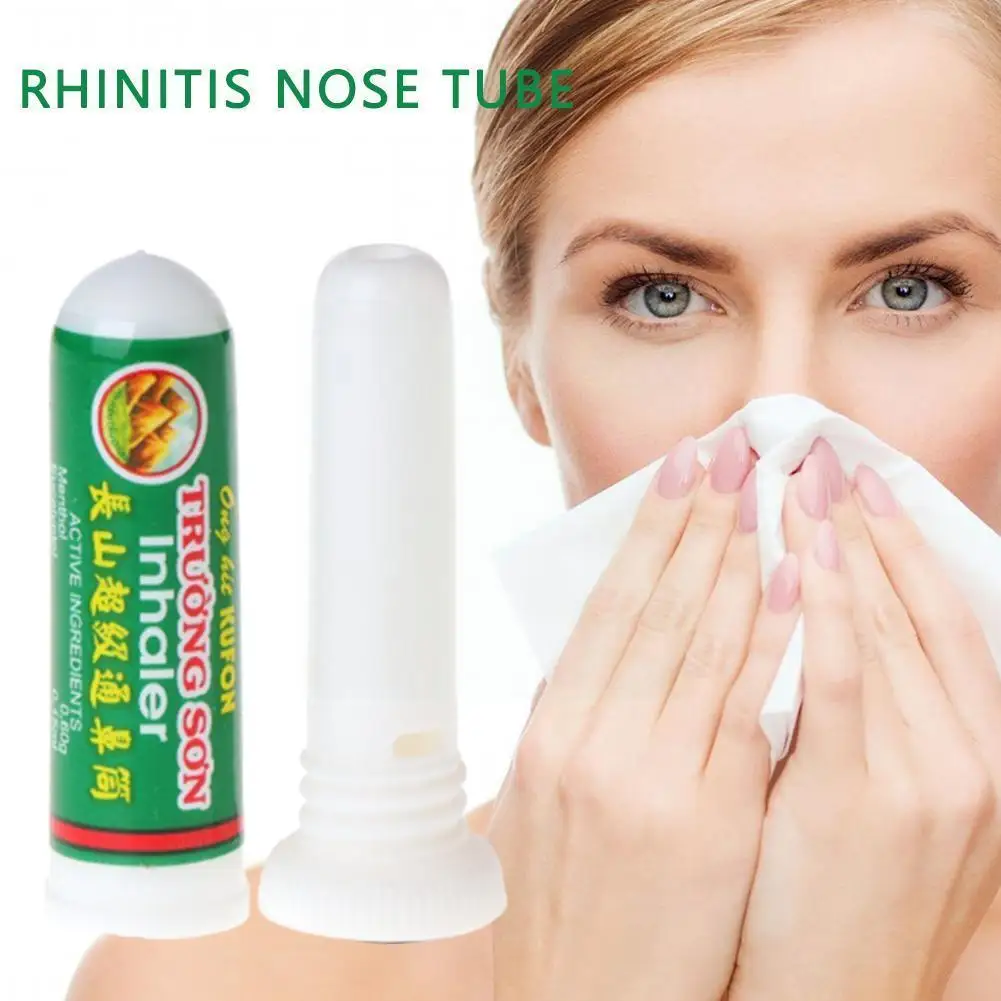 

Thailand Herbal Nasal Inhaler Stick Mint Cylinder Treament For Asthma Nasal Congestion Headache Refreshing Aroma Stick Inha S0d2