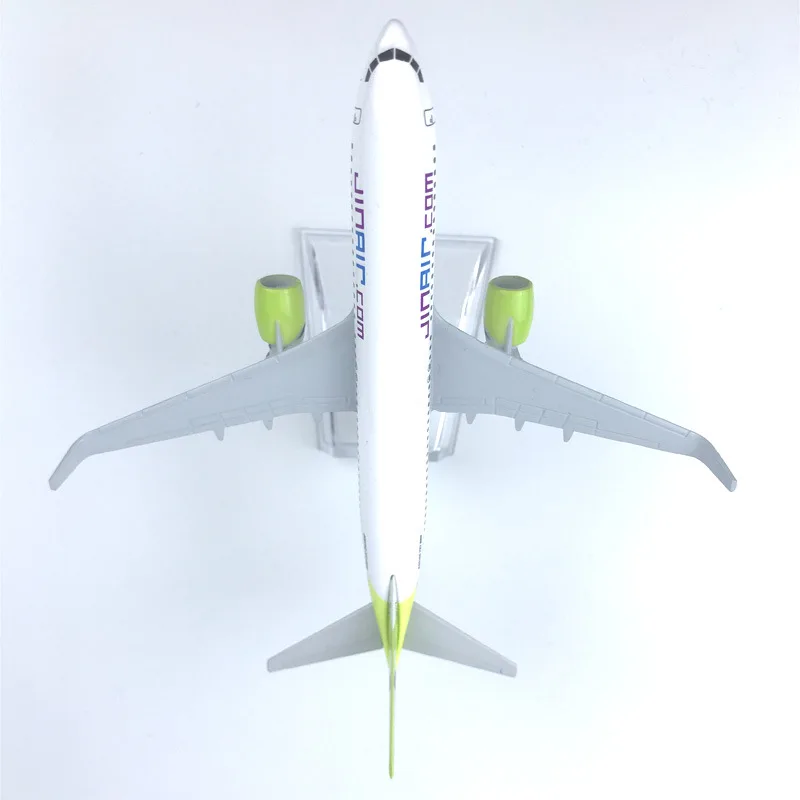 JIN AIR полеты Boeing 737 самолет литье под давлением модель самолета 6 "металлический