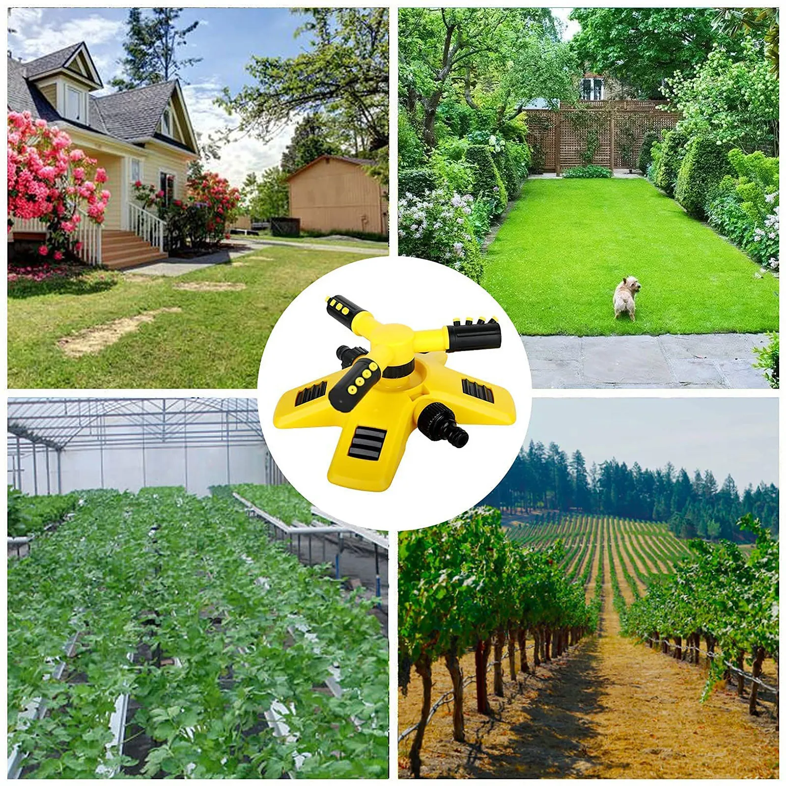 Распылитель воды для сада спринклер газона водяной пистолет мойки автомобиля