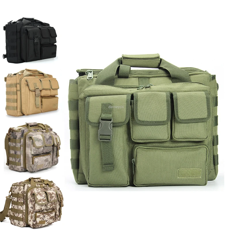 

Тактические военные сумки Molle, сумка на плечо для ноутбука, многофункциональный рюкзак для охоты, треккинга, рыбалки, пешего туризма, ручные ...