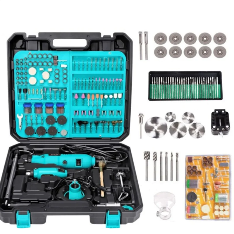 

Double electric grinding suit carving machine woodworking amber beeswax jade carving machine polishing machine DIY tools