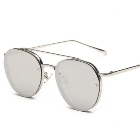 

COOLSIR Newest Yellow Green Pink Ocean Sunglasses Women Fashion Summer Style Steam Punk Metal Sun Glasses Men uv400 Lentes De