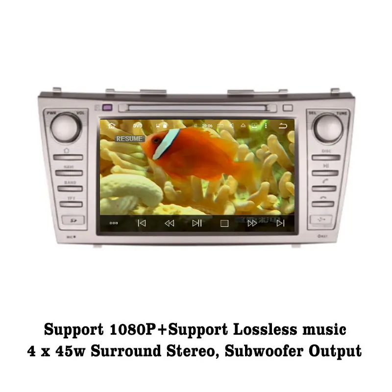 Liislee Android 7 1 2G RAM для Toyota Camry 2007-2011 Автомобильный Радио Аудио Видео Мультимедиа DVD