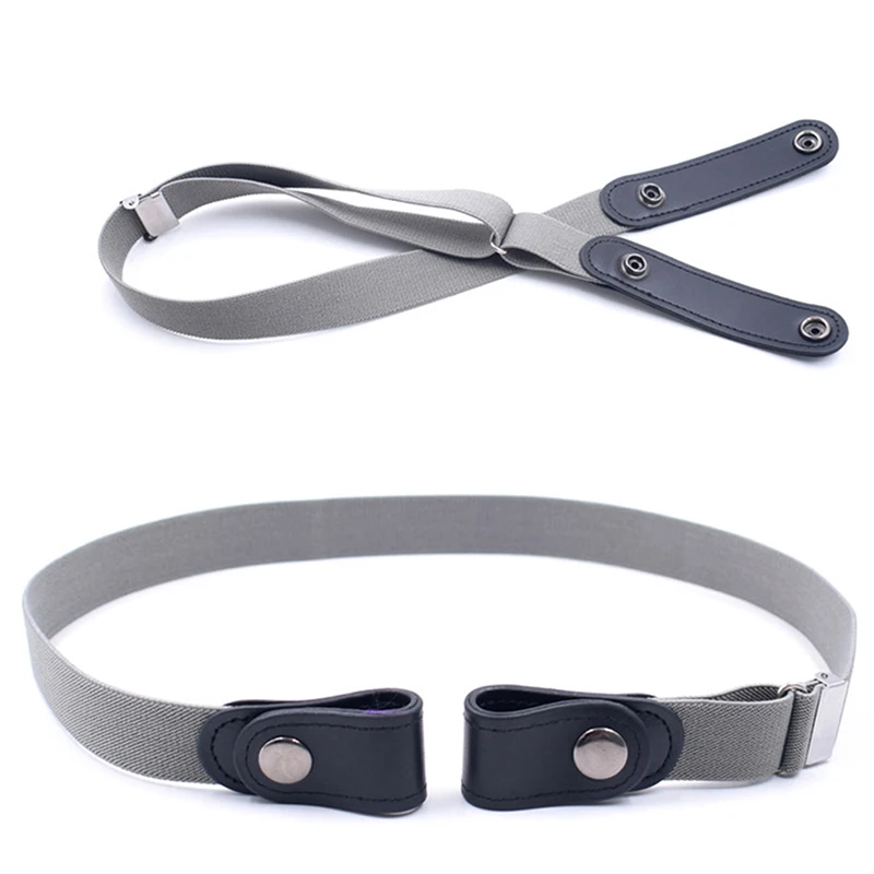 

7 Colors Buckle-Free Waist Belt For Jeans Pants,No Buckle Stretch Elastic Waist Belt For Women/Men