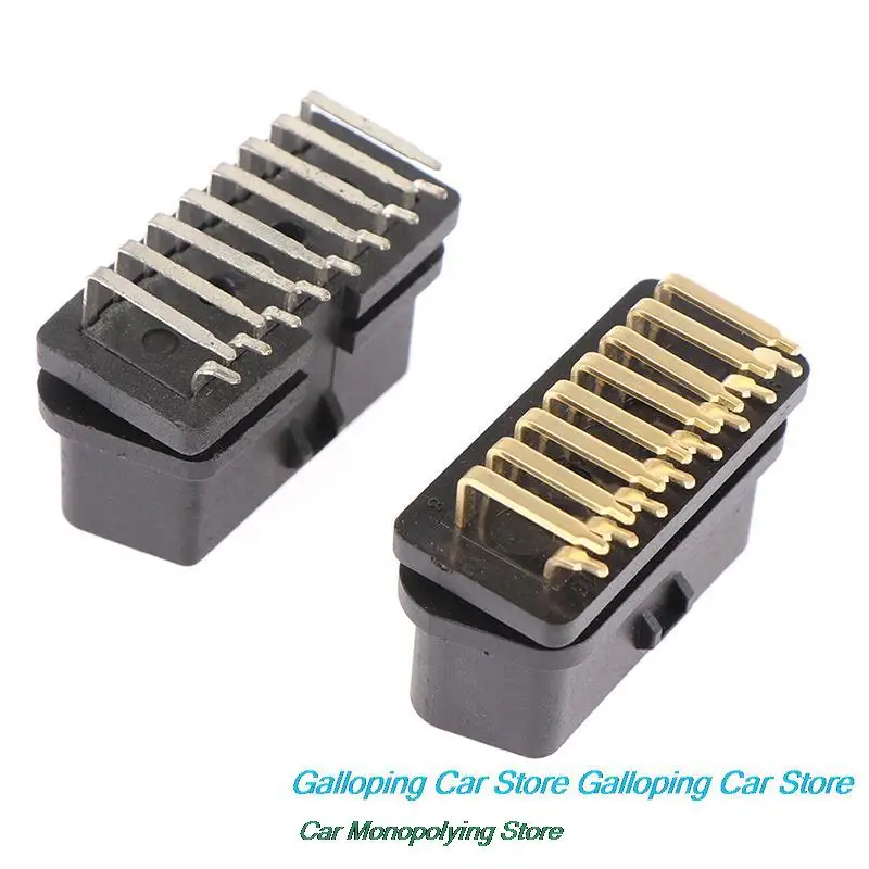 

OBD II OBD2 90 градусов 16-контактный гнездовой разъем адаптера Проводные разъемы соединитель